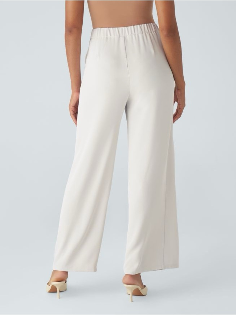 Halara Halara Flex™ High Waisted Tie Side Wide Leg Work Pants XS Tall NWT - Picture 3 of 15